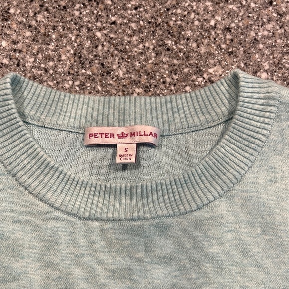 Peter Millar Julia Knitted Crew Neck Pullover Sweater Color Block Women's Small - Picture 2 of 4
